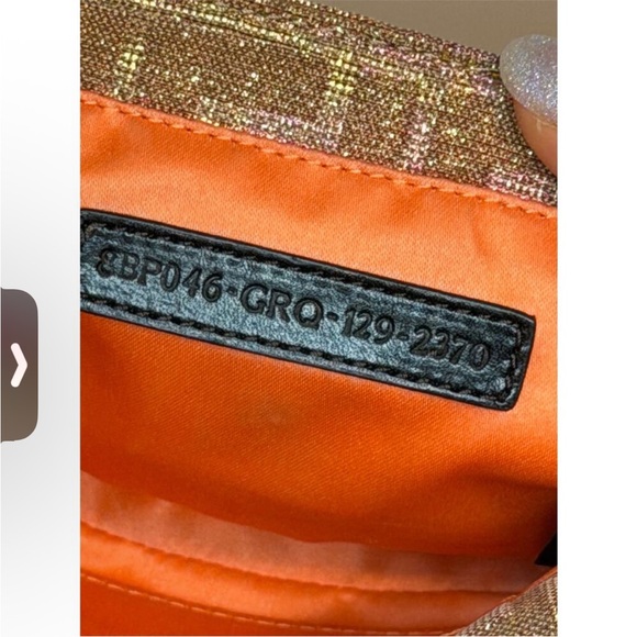 Fendi Gold & Pink Zucca Mia Pochette - Picture 9 of 9